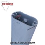 Powder coated aluminium brushed oval profile extrusion for shower room