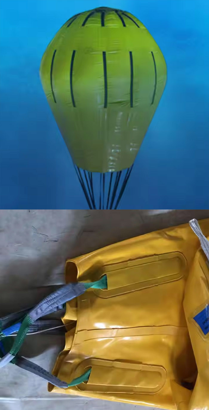Parachute Underwater Lift Bag For Buoyancy Diving Lifting