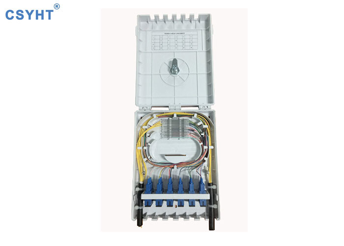 IP22 ABS 1*8 PLC 24cores FTTH Fiber Optic Terminal Box