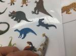 DIY Hand Make Cartoon Stickers For Kids Reusable / Clear Waterproof PVC Sticker
