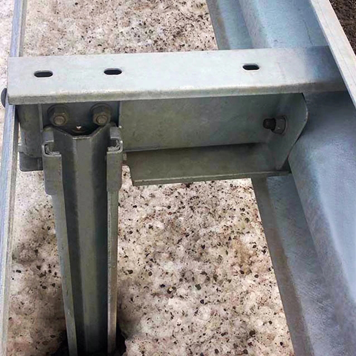 Hot Dip Zinc Coated Galvanized Steel Guardrail Spacer With ISO9001 2008 Certification