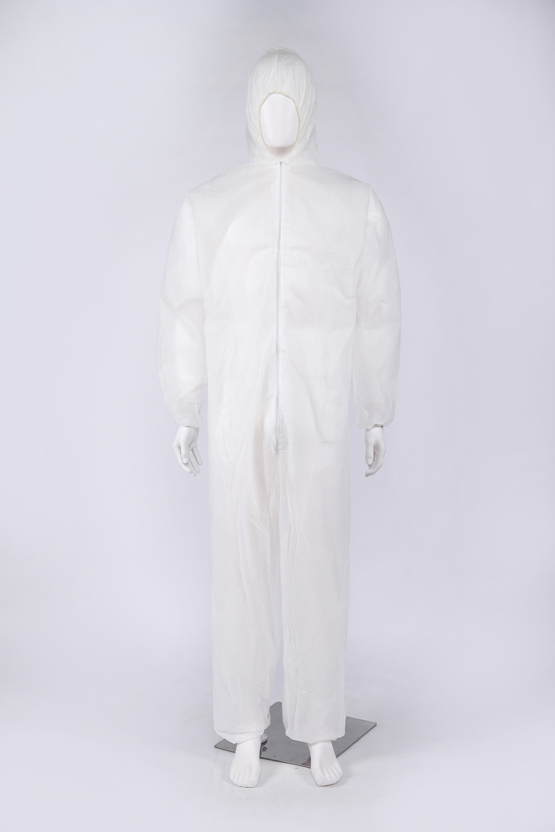 70gsm Disposable Protective Coverall Elastic Waist Men'S Disposable Overalls