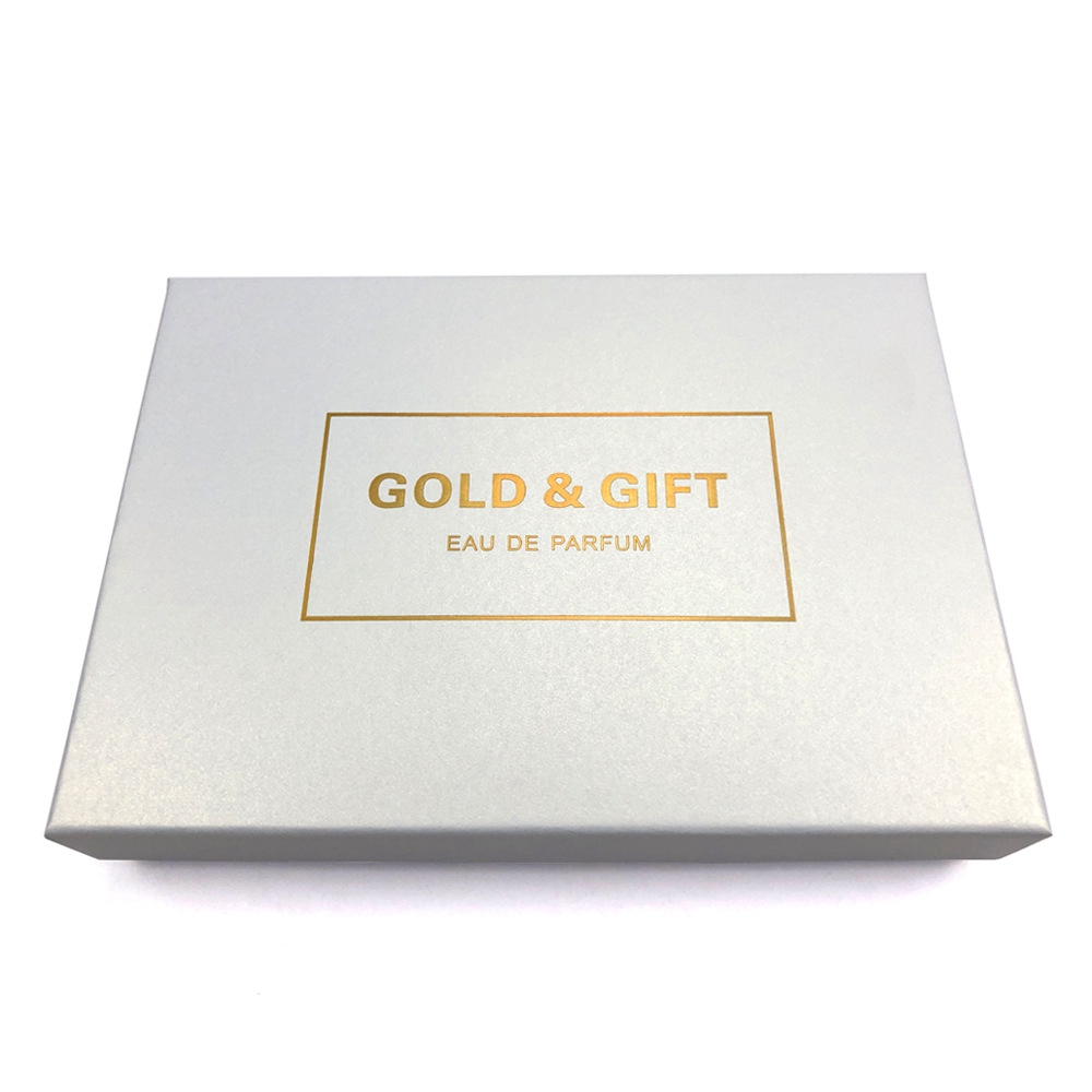 L*W*H cm According to your specific request. Golden Perfume Paper Box for Perfume Bottle