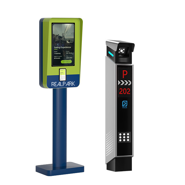 Wall Mounted ANPR Parking Payment Kiosk ExpressExit Parking Lot Kiosk
