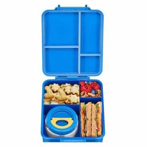 Quality 1.6L 4 Compartment Bento Box Thermo Food Jar OEM With 8oz Soup Thermo wholesale