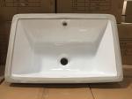 Glazed Ada Bathroom Sink Easy For Undercounter Installation Rectangle Shape Wash