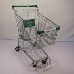 CE 125L Chain Store Supermarket Grocery Cart Metal Wire Trolley