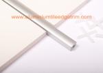Narrow Aluminium Channel Profiles Finishing Edge Anodized Polished Silver Effect