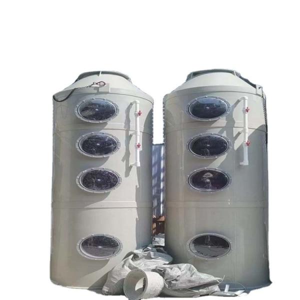 400 kg Deentrainment Tower Exhaust Wet Gas Scrubber Tower for ODM Disposal