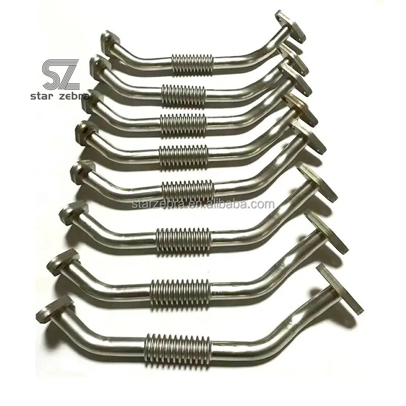 Steel ZX450-3 ZX650-3 ZX850-3 6WG1 Engine Turbocharger Oil Drain Pipe Excavator Oil Return Tube for Construction Machinery