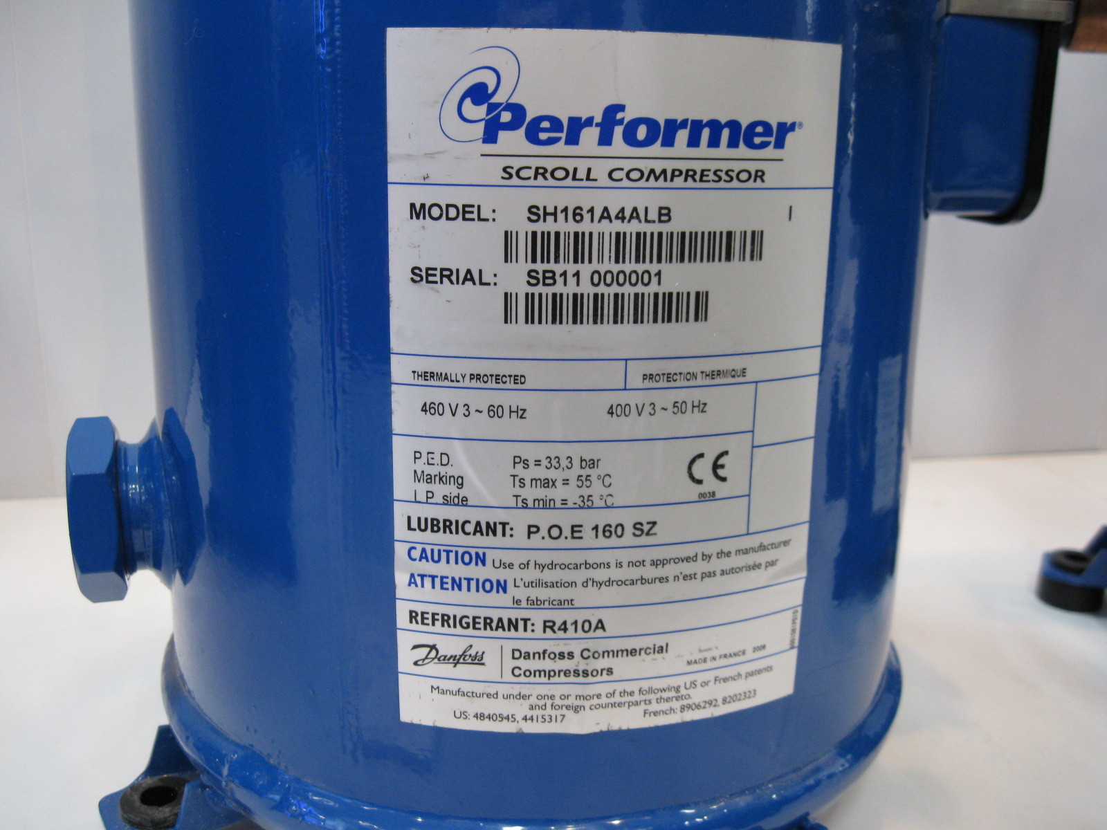 SM090-9VM Refrigeration Scroll Compressor 7.5HP SM090S4VC For Air Conditioning