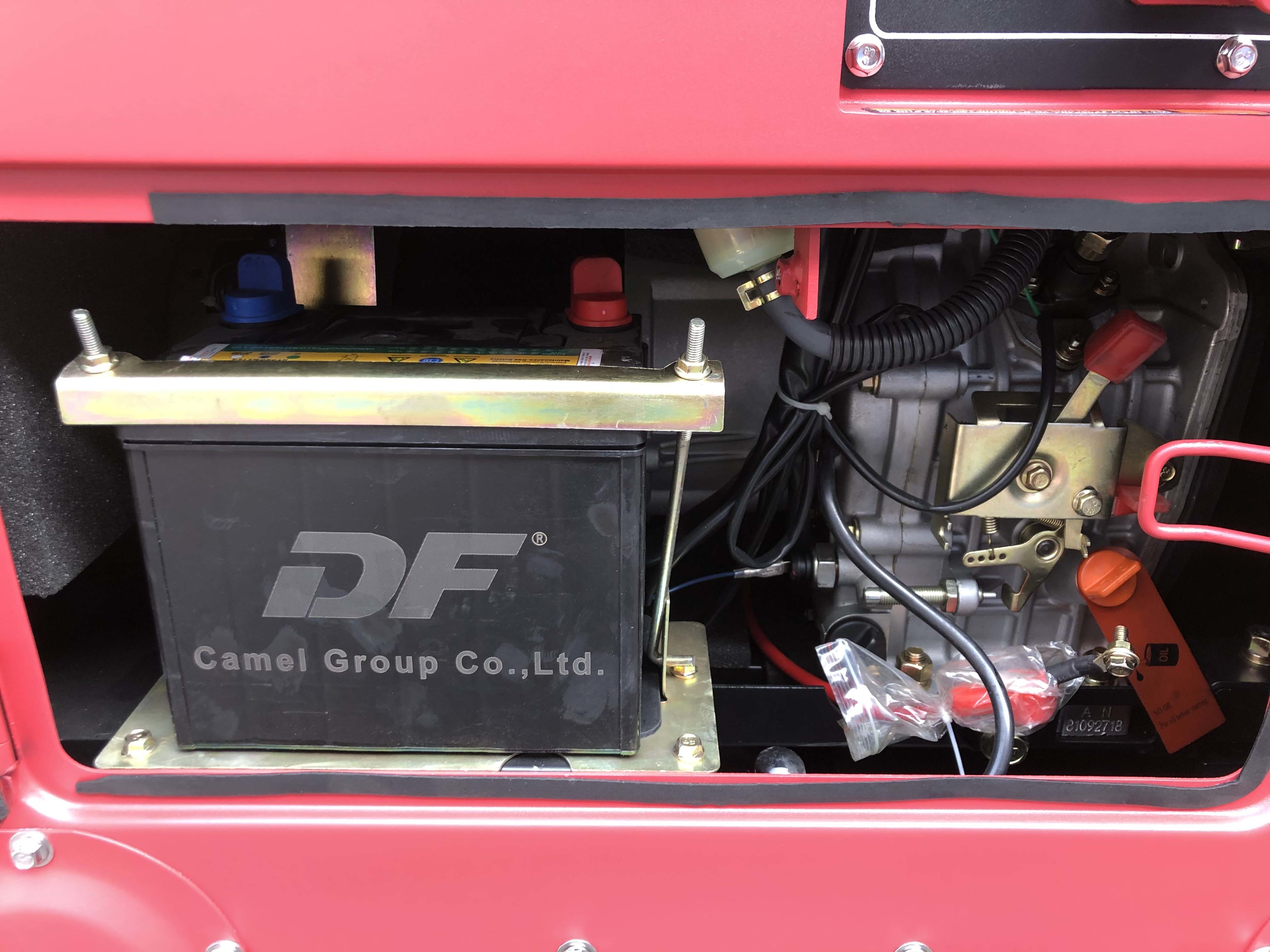 Low Fuel Consumption Silent 7KW Single Cylinder Small Portable Generators