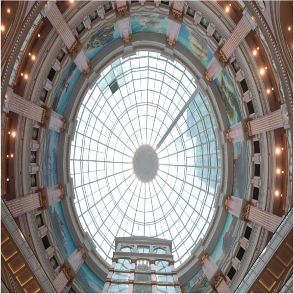 Cheap Q355B Sky Roof Dome Skylight 800m Customized For Global Portdome Construction for sale