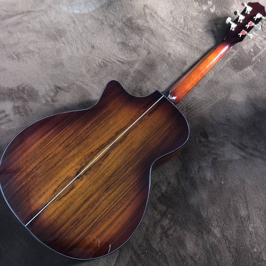 Custom Solid KOA Wood Top K24ce Ebony Fingerboard 41" Folk Electric Guitar