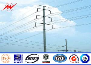 Quality Cheapest telecom tower Steel Utility Pole for 120kv overheadline project wholesale