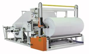 Quality 11kw Toilet Paper Rewinding Machine Roller Kitchen Towel Paper Production Line wholesale