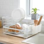 Dish Drying 1.6KG L430mm Steel Kitchen Basket Rack