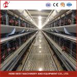 Poultry Q235 Steel Wire Chicken Battery Cage With Automatic Drinker Accessories