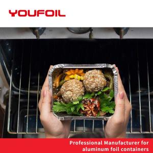 Quality Microwave Safe Disposable Aluminum Foil Tray 1 LB for Restaurant wholesale