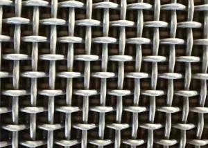 Quality 316 Woven Filters Stainless Steel Crimped Wire Mesh 30 Degrees wholesale