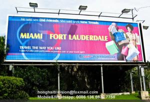 Quality outdoor Africa OEM dynamic aluminium three sides rolling billboard wholesale