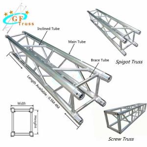 Quality 18.4lbs 290x290mm Aluminum Spigot Truss For Concert Show wholesale