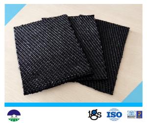 Quality 80 / 80kN Black Dewatering Woven Monofilament Geotextile High - Tenacity wholesale