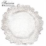 Hot Sale Transparent Acrylic Wedding Charger Plates Table Decoration Wedding