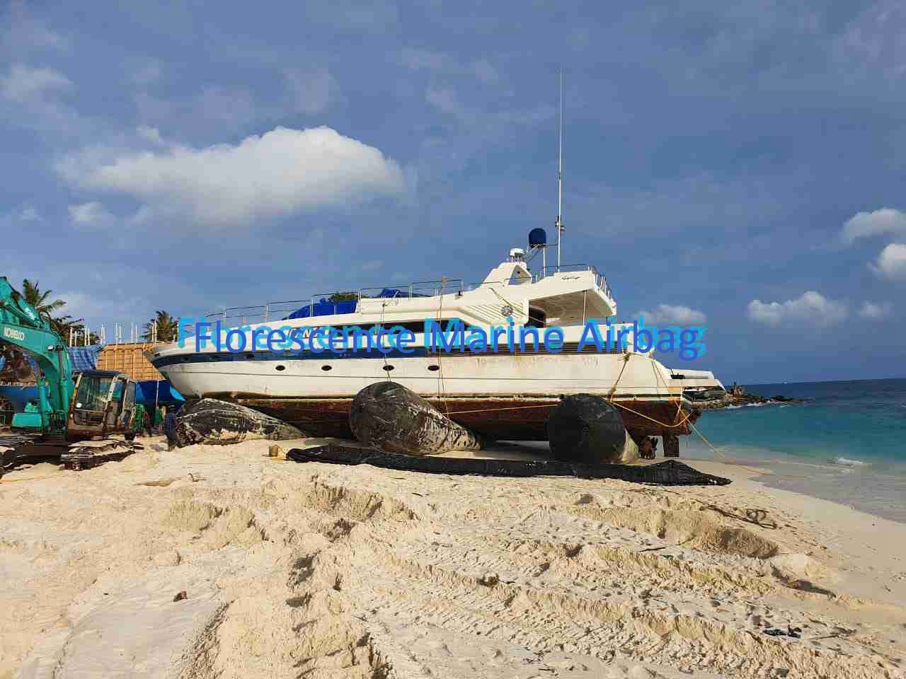 Reliable Protection Marine Rubber Airbag For Ship Launching Air Lift Bags