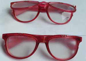 Quality Custom Logo Flip Up Double Light Diffraction Glasses Eco - Friendly wholesale
