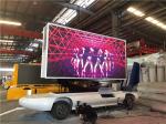 220V LED Advertising Trailer 192*192mm Module Size , Double-Axle Digital