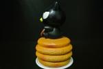 Lovely Yellow Small Plastic Toys , Cartoon Characters Toys OEM Acceptable