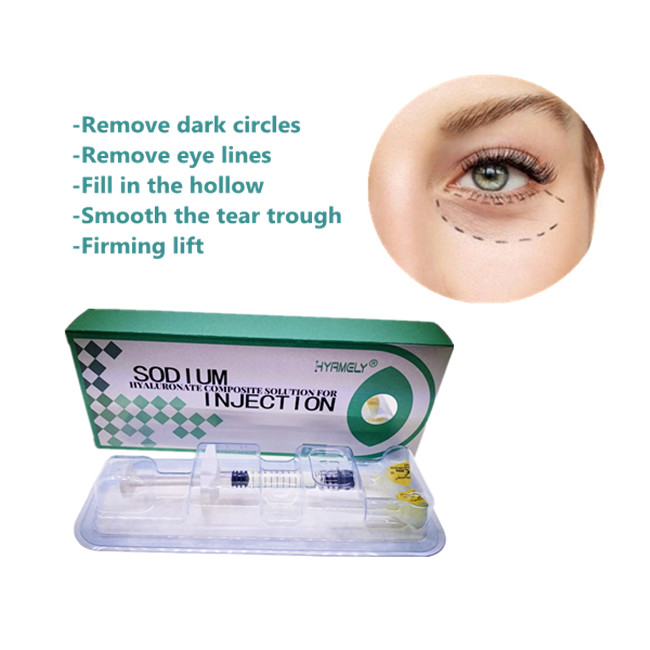 1 Ml Sodium Hyaluronate Gel Anti Dark Circles Dermal Filler For Eyes