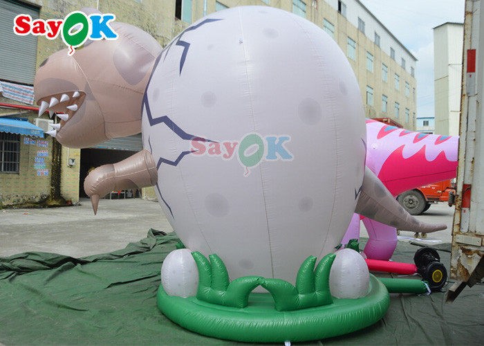 4m Inflatable Giant Dinosaur For Festive Decoration Wind Resistance