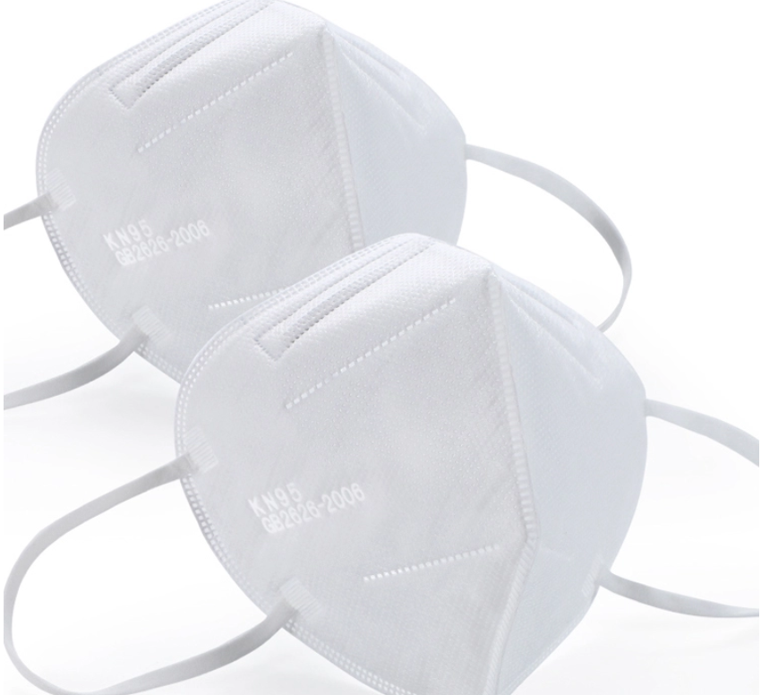 4 Ply Non Woven KN95 Face Mask Anti Dust For Food Processing / Beauty Parlor