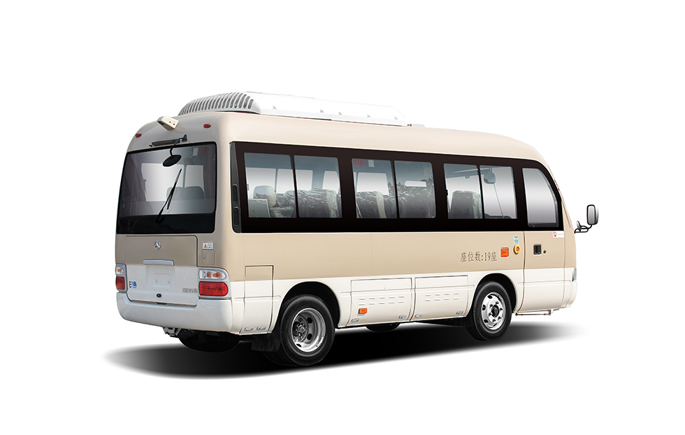 Front Mounted Engine 10-19 Seats Toyo Ta Coaster Bus for Best Travel Experience