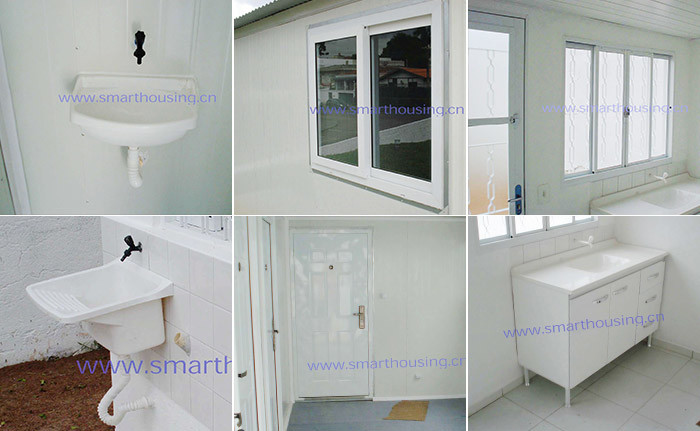 Foldable Modular Prefabricated Housing/ White Portable Emergency Family Shelters