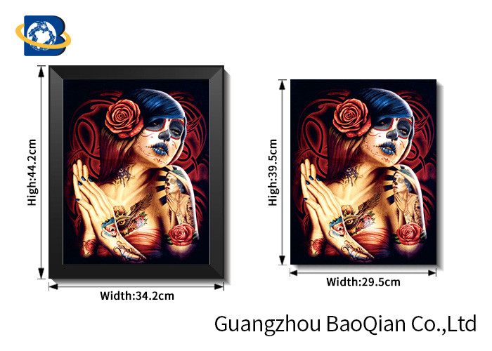 3d Stereograph Printing / Pictures , Lenticular Famous Figure 3d Picture Of Beautiful Girl