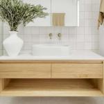 CAD Drawing Ceramic Bathroom Vanity Cabinet Wall Mounted