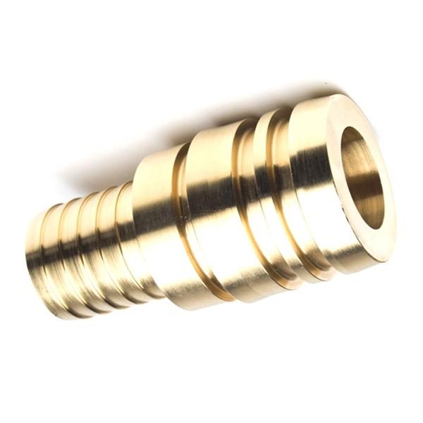 High Precision Medical Equipment Parts / Brass Gas Pipe Joints Environmentally