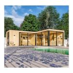 Steel Structure Wooden House Garden Bedroom Beach Scenery Characteristics Home