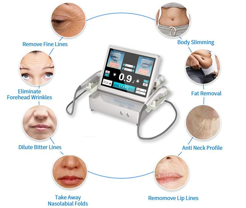 Slimming Body Ultrasound HIFU Machine , SMAS Face Lifting HIFU 7D Machine
