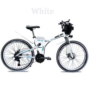 Quality Hi - Ten Brushless Electric Bike 26 Inch 48v Steel Suspension Folding Frame wholesale