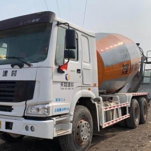 Quality CCC Used Howo Trucks , 10M3 Second Hand Concrete Mixer Trucks wholesale