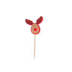 Quality Cake Muffin Paper Christmas Cupcake Toppers wholesale