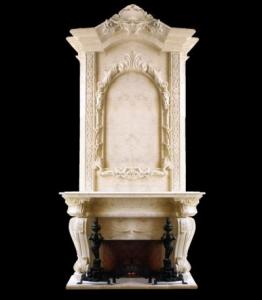 Quality Large marble fireplace mantel wholesale
