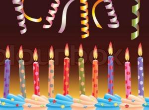 Quality Multi Colored Pretty Birthday Candles Customized Printed For Festivals / Valentine's Day wholesale