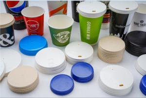 Quality Environmentally Drink Milk Cup Lid Making Machine Fatigue Resistant wholesale