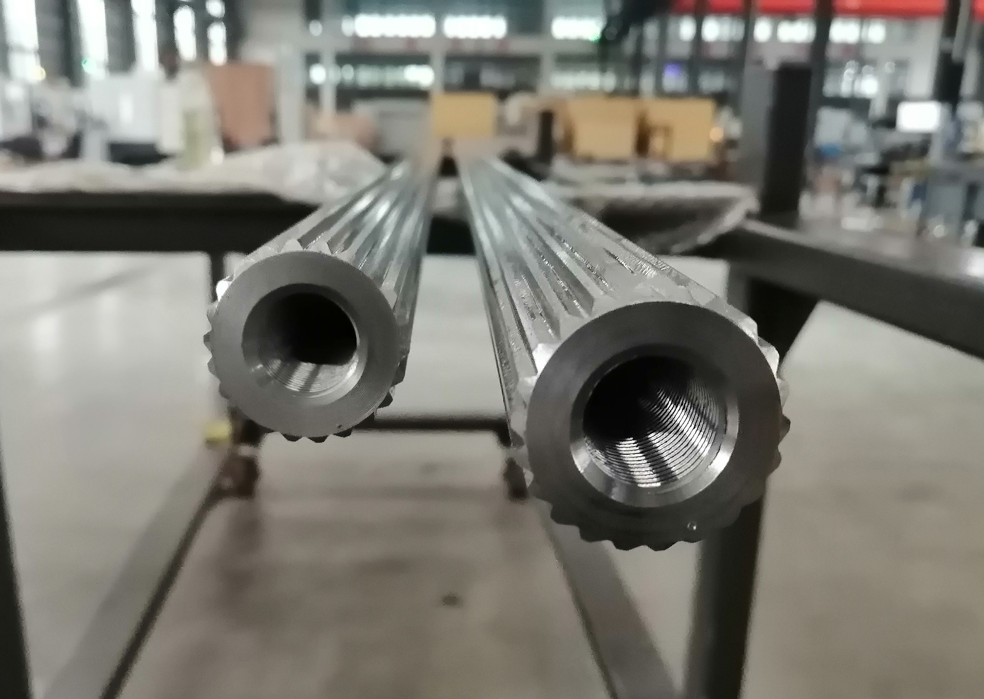 High Strength And Finish Traditional Spline Milling Twin Extruder Machine Shaft