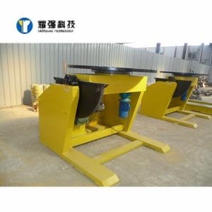 Quality 3T Rotary Welding Positioner Turntable Table 1400mm For Pipe Tank wholesale